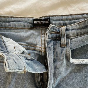pretty little thing high wasted jeans